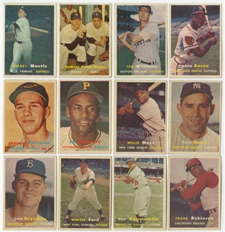 1957 Topps Baseball Complete Set (407)